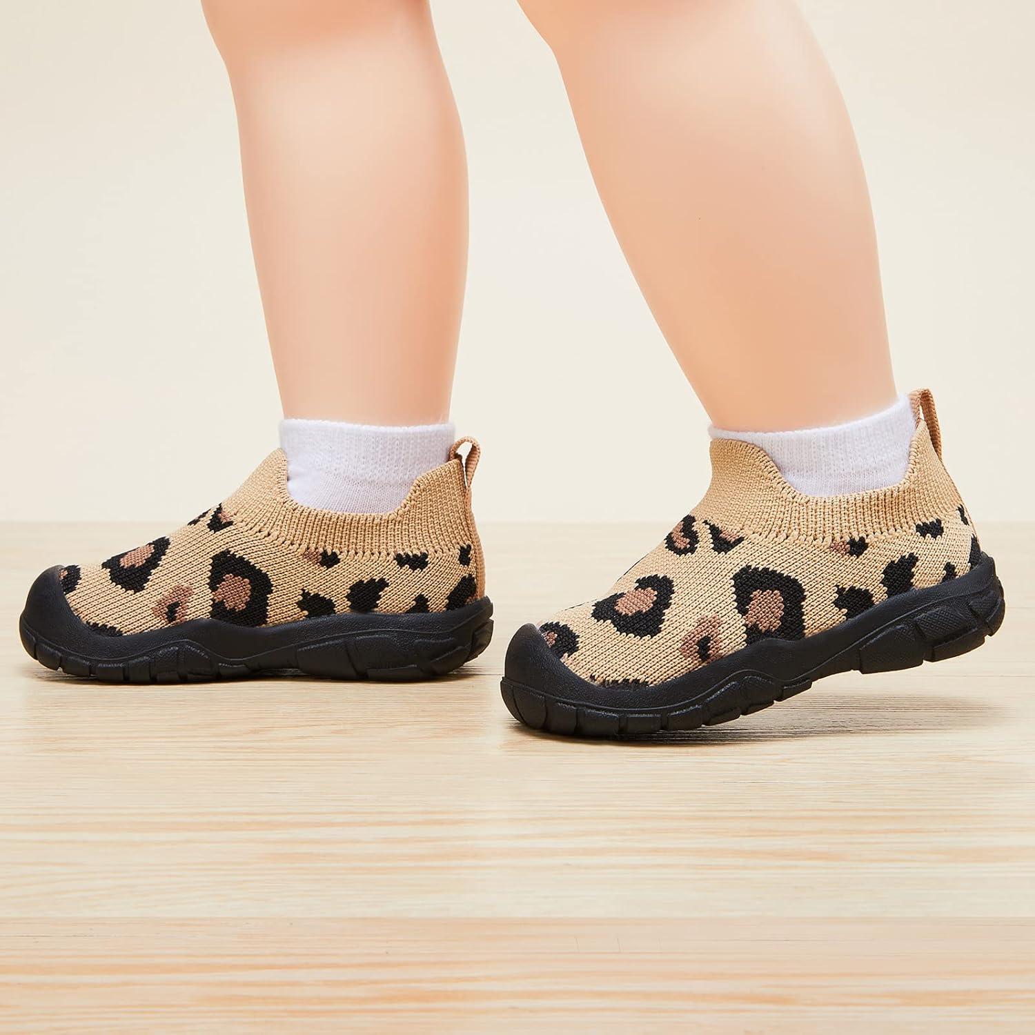 imageBMCiTYBM Baby Boy Girl Shoes Infant Soft Non Slip Sneakers Lightweight First Step Walking Shoes 6 9 12 18 24 MonthsGkhaki