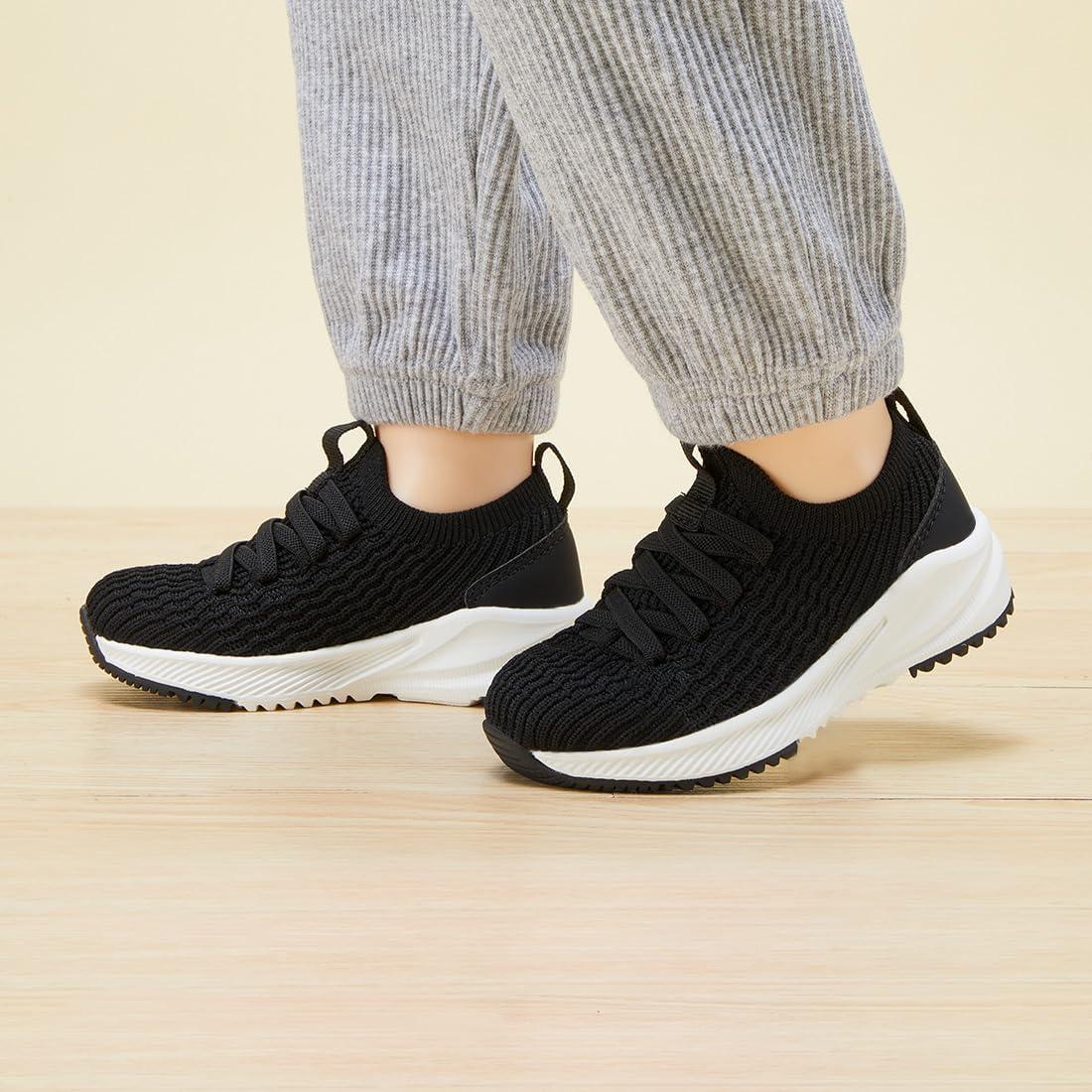 imageBMCiTYBM Baby Toddler Walking Sneakers Boys Girls Shoes1black