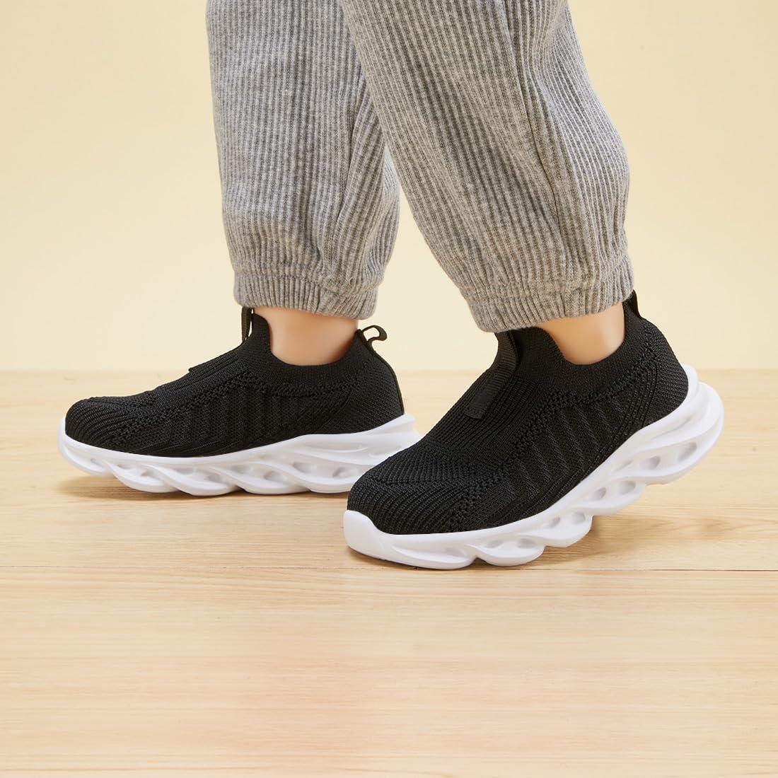 imageBMCiTYBM Baby Toddler Walking Sneakers Boys Girls Shoes5black