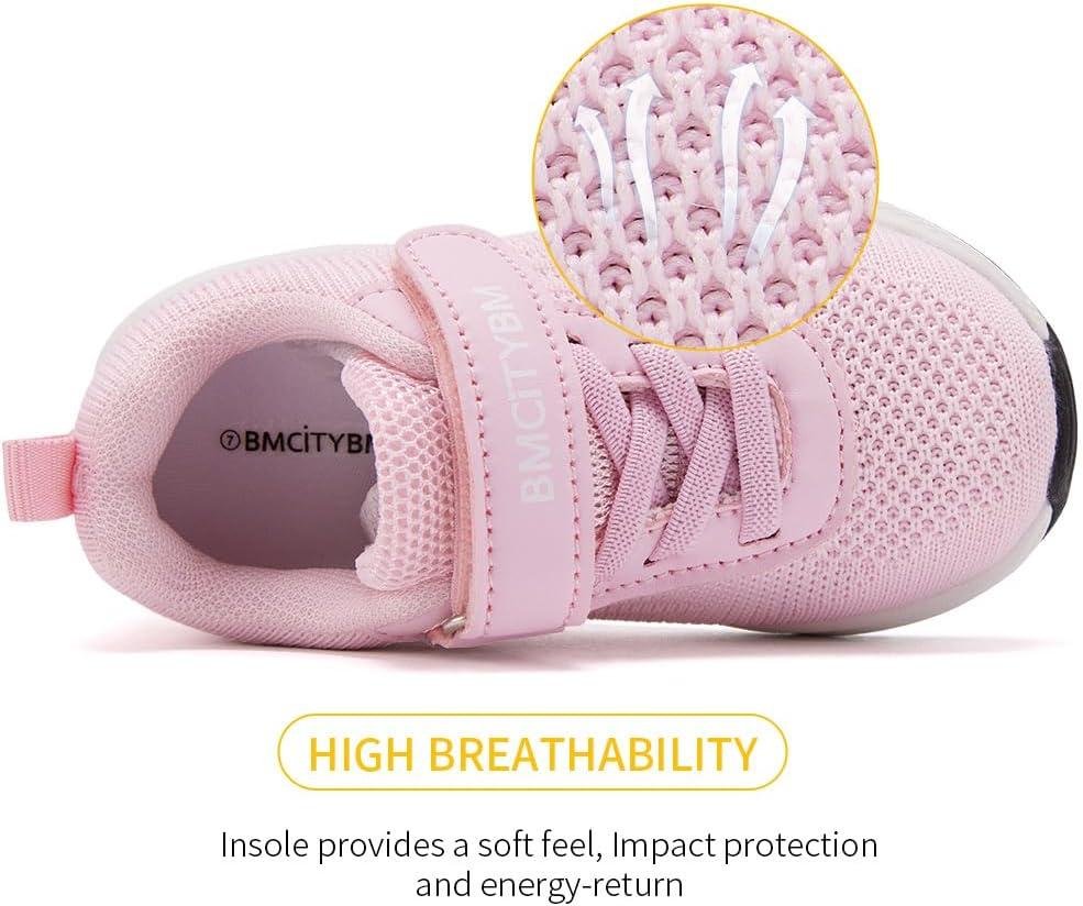 imageBMCiTYBM Baby Toddler Walking Sneakers Boys Girls ShoesFabircpink