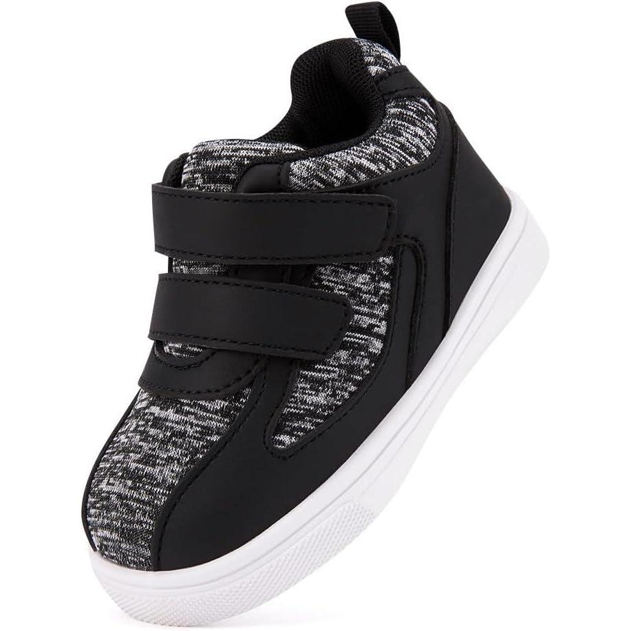 imageBMCiTYBM Baby Shoes Boy Girl Infant Sneakers Winter Warm Non Slip First Walkers 624 MonthsLight Black