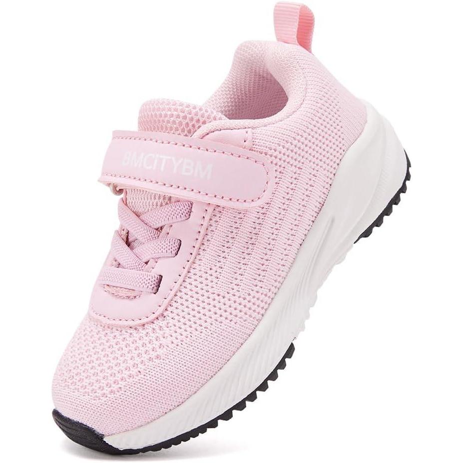 imageBMCiTYBM Baby Toddler Walking Sneakers Boys Girls ShoesFabircpink
