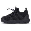 imageBMCiTYBM Baby Boy Girl Shoes Infant Soft Non Slip Sneakers Lightweight First Step Walking Shoes 6 9 12 18 24 MonthsHblack