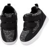 imageBMCiTYBM Baby Shoes Boy Girl Infant Sneakers Winter Warm Non Slip First Walkers 624 MonthsLight Black