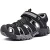 imageBMCiTYBM Boys Girls Sport Sandals Closed Toe Water Hiking Beach Outdoor Shoes ToddlerLittle KidsAblack