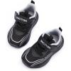 imageBMCiTYBM Toddler Shoes Boys Girls Walking Sneakers Running Athletic Sports Tennis ShoesAblack