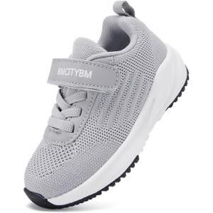 imageBMCiTYBM Baby Toddler Walking Sneakers Boys Girls ShoesFabircgrey