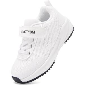 imageBMCiTYBM Baby Toddler Walking Sneakers Boys Girls ShoesFabircwhite