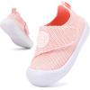 imageBMCiTYBM Baby Shoes Infant Boy Girl First Walker Shoes Toddler Walking Shoes Lightweight NonSlip Sneakers for 6 9 12 18 24 MonthsA2pink