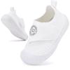 imageBMCiTYBM Baby Shoes Infant Boy Girl First Walker Shoes Toddler Walking Shoes Lightweight NonSlip Sneakers for 6 9 12 18 24 MonthsA2white