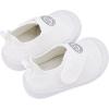 imageBMCiTYBM Baby Shoes Infant Boy Girl First Walker Shoes Toddler Walking Shoes Lightweight NonSlip Sneakers for 6 9 12 18 24 MonthsA2white