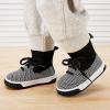 imageBMCiTYBM Baby Shoes Infant Boy Girl First Walker Shoes Toddler Walking Shoes Lightweight NonSlip Sneakers for 6 9 12 18 24 MonthsA4black