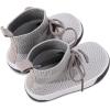 imageBMCiTYBM Baby Shoes Infant Boy Girl First Walker Shoes Toddler Walking Shoes Lightweight NonSlip Sneakers for 6 9 12 18 24 MonthsA4grey
