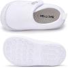 imageBMCiTYBM Baby Shoes Infant Boy Girl First Walker Shoes Toddler Walking Shoes Lightweight NonSlip Sneakers for 6 9 12 18 24 MonthsAwhite