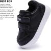 imageBMCiTYBM Baby Shoes Infant Boy Girl First Walker Shoes Toddler Walking Shoes Lightweight NonSlip Sneakers for 6 9 12 18 24 MonthsCblack