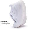imageBMCiTYBM Baby Shoes Infant Boy Girl First Walker Shoes Toddler Walking Shoes Lightweight NonSlip Sneakers for 6 9 12 18 24 MonthsCwhite