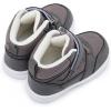 imageBMCiTYBM Baby Shoes Infant Boy Girl First Walker Shoes Toddler Walking Shoes Lightweight NonSlip Sneakers for 6 9 12 18 24 MonthsGgrey