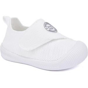 imageBMCiTYBM Baby Shoes Infant Boy Girl First Walker Shoes Toddler Walking Shoes Lightweight NonSlip Sneakers for 6 9 12 18 24 MonthsA2white