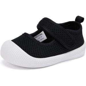imageBMCiTYBM Baby Shoes Infant Boy Girl First Walker Shoes Toddler Walking Shoes Lightweight NonSlip Sneakers for 6 9 12 18 24 MonthsA3black