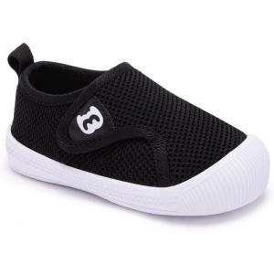 imageBMCiTYBM Baby Shoes Infant Boy Girl First Walker Shoes Toddler Walking Shoes Lightweight NonSlip Sneakers for 6 9 12 18 24 MonthsAblack