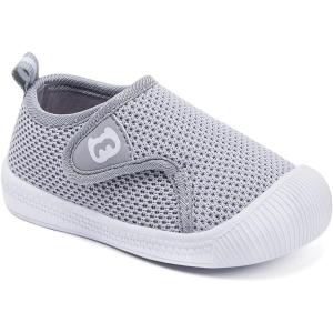 imageBMCiTYBM Baby Shoes Infant Boy Girl First Walker Shoes Toddler Walking Shoes Lightweight NonSlip Sneakers for 6 9 12 18 24 MonthsAgray