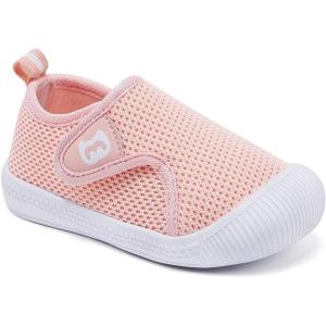 imageBMCiTYBM Baby Shoes Infant Boy Girl First Walker Shoes Toddler Walking Shoes Lightweight NonSlip Sneakers for 6 9 12 18 24 MonthsApink