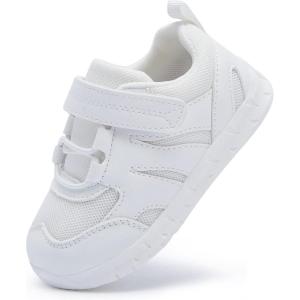 imageBMCiTYBM Baby Shoes Infant Boy Girl First Walker Shoes Toddler Walking Shoes Lightweight NonSlip Sneakers for 6 9 12 18 24 MonthsBwhite