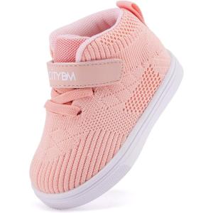 imageBMCiTYBM Baby Shoes Infant Boy Girl First Walker Shoes Toddler Walking Shoes Lightweight NonSlip Sneakers for 6 9 12 18 24 MonthsFpink