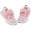 imageBMCiTYBM Baby Boy Girl Shoes Breathable Mesh Walking Shoes Lightweight NonSlip Sneakers Infant First Walkers 6 9 12 18 24 MonthBpink
