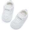 imageBMCiTYBM Baby Boy Girl Shoes Breathable Mesh Walking Shoes Lightweight NonSlip Sneakers Infant First Walkers 6 9 12 18 24 MonthBwhite