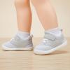 imageBMCiTYBM Baby Boy Girl Shoes Breathable Mesh Walking Shoes Lightweight NonSlip Sneakers Infant First Walkers 6 9 12 18 24 MonthCgrey