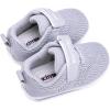 imageBMCiTYBM Baby Boy Girl Shoes Breathable Mesh Walking Shoes Lightweight NonSlip Sneakers Infant First Walkers 6 9 12 18 24 MonthFgrey