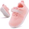 imageBMCiTYBM Baby Boy Girl Shoes Breathable Mesh Walking Shoes Lightweight NonSlip Sneakers Infant First Walkers 6 9 12 18 24 MonthFpink