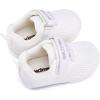 imageBMCiTYBM Baby Boy Girl Shoes Breathable Mesh Walking Shoes Lightweight NonSlip Sneakers Infant First Walkers 6 9 12 18 24 MonthFwhite