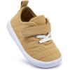 imageBMCiTYBM Baby Boy Girl Shoes Breathable Mesh Walking Shoes Lightweight NonSlip Sneakers Infant First Walkers 6 9 12 18 24 MonthHkhaki
