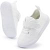 imageBMCiTYBM Baby Boy Girl Shoes Breathable Mesh Walking Shoes Lightweight NonSlip Sneakers Infant First Walkers 6 9 12 18 24 MonthHwhite