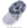 imageBMCiTYBM Baby Boy Girl Snow Boots Waterproof Winter Warm Booties Nonslip Lightweight Outdoor Shoes for First Walkers 6 9 12 18 24 MonthsInfantToddlerAgrey