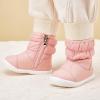 imageBMCiTYBM Baby Boy Girl Snow Boots Waterproof Winter Warm Booties Nonslip Lightweight Outdoor Shoes for First Walkers 6 9 12 18 24 MonthsInfantToddlerA1pink