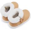 imageBMCiTYBM Baby Boy Girl Snow Boots Waterproof Winter Warm Booties Nonslip Lightweight Outdoor Shoes for First Walkers 6 9 12 18 24 MonthsInfantToddlerAcamle