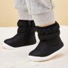 imageBMCiTYBM Baby Boy Girl Snow Boots Waterproof Winter Warm Booties Nonslip Lightweight Outdoor Shoes for First Walkers 6 9 12 18 24 MonthsInfantToddlerA1black
