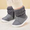 imageBMCiTYBM Baby Boy Girl Snow Boots Waterproof Winter Warm Booties Nonslip Lightweight Outdoor Shoes for First Walkers 6 9 12 18 24 MonthsInfantToddlerA1grey