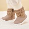 imageBMCiTYBM Baby Boy Girl Snow Boots Waterproof Winter Warm Booties Nonslip Lightweight Outdoor Shoes for First Walkers 6 9 12 18 24 MonthsInfantToddlerA1camel