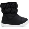 imageBMCiTYBM Baby Boy Girl Snow Boots Waterproof Winter Warm Booties Nonslip Lightweight Outdoor Shoes for First Walkers 6 9 12 18 24 MonthsInfantToddlerA1black