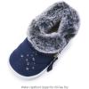 imageBMCiTYBM Baby Boy Girl Snow Boots Waterproof Winter Warm Booties Nonslip Lightweight Outdoor Shoes for First Walkers 6 9 12 18 24 MonthsInfantToddlerAnavy