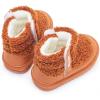imageBMCiTYBM Baby Boy Girl Snow Boots Waterproof Winter Warm Booties Nonslip Lightweight Outdoor Shoes for First Walkers 6 9 12 18 24 MonthsInfantToddlerJbrown