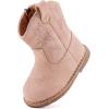 imageBMCiTYBM Baby Cowboy Cowgirl Boots Infant Western Boots Toddler Boys Girls Round Toe Riding Mid Calf Boots All Seasons for 6 9 12 18 24 MonthsAcamel