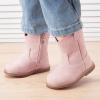 imageBMCiTYBM Baby Cowboy Cowgirl Boots Infant Western Boots Toddler Boys Girls Round Toe Riding Mid Calf Boots All Seasons for 6 9 12 18 24 MonthsApink