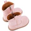 imageBMCiTYBM Baby Cowboy Cowgirl Boots Infant Western Boots Toddler Boys Girls Round Toe Riding Mid Calf Boots All Seasons for 6 9 12 18 24 MonthsApink