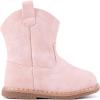 imageBMCiTYBM Baby Cowboy Cowgirl Boots Infant Western Boots Toddler Boys Girls Round Toe Riding Mid Calf Boots All Seasons for 6 9 12 18 24 MonthsApink