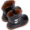 imageBMCiTYBM Baby Cowboy Cowgirl Boots Infant Western Boots Toddler Boys Girls Round Toe Riding Mid Calf Boots All Seasons for 6 9 12 18 24 MonthsBblack